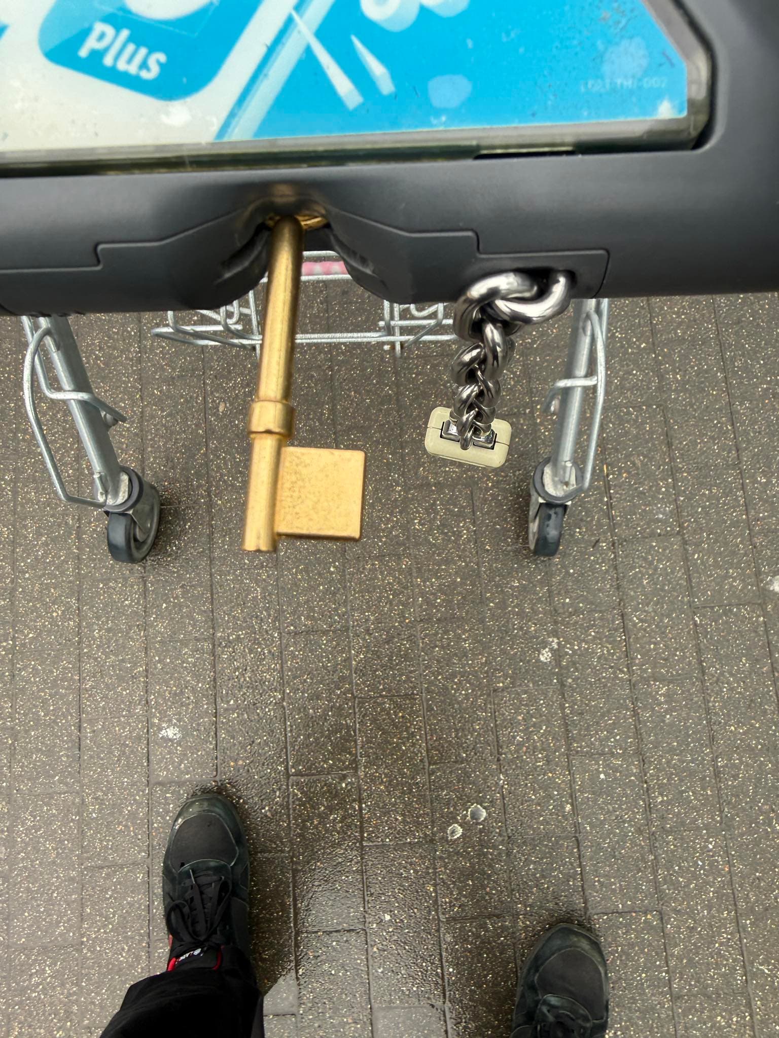 Brass key